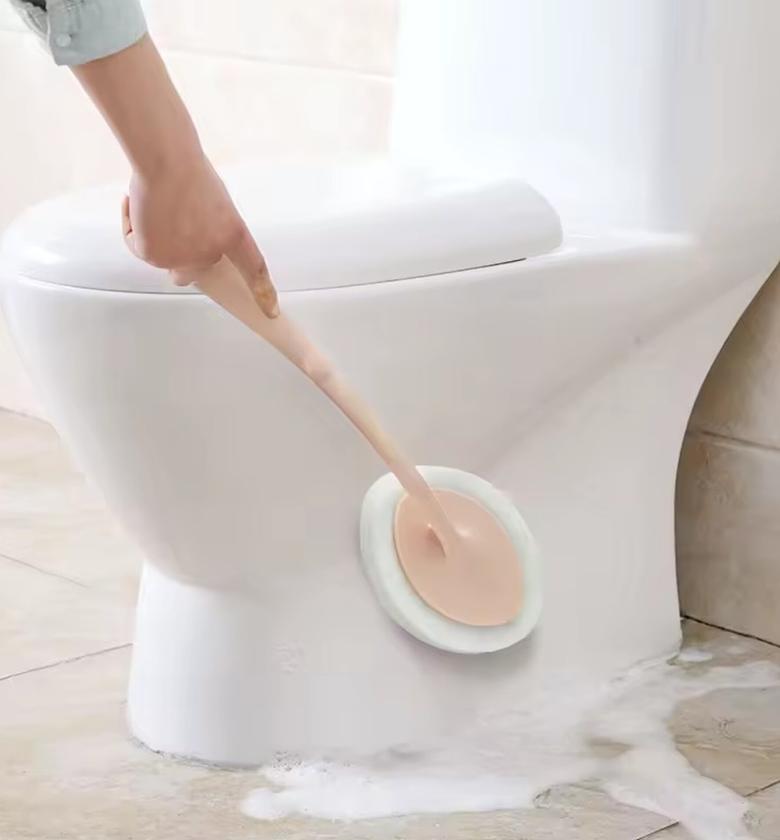 Long Handle Cleaning Sponge Brush image