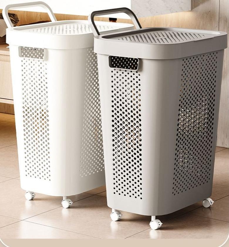 Rolling Laundry basket image