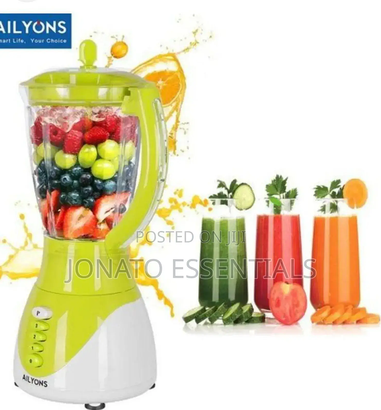 Ailyons Electric Blender, 2in1 Kitchen Blender With Grinder image