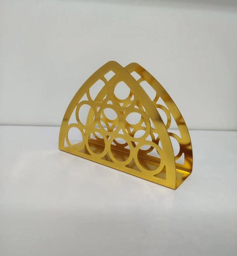Elegant Metallic Serviette Holder image