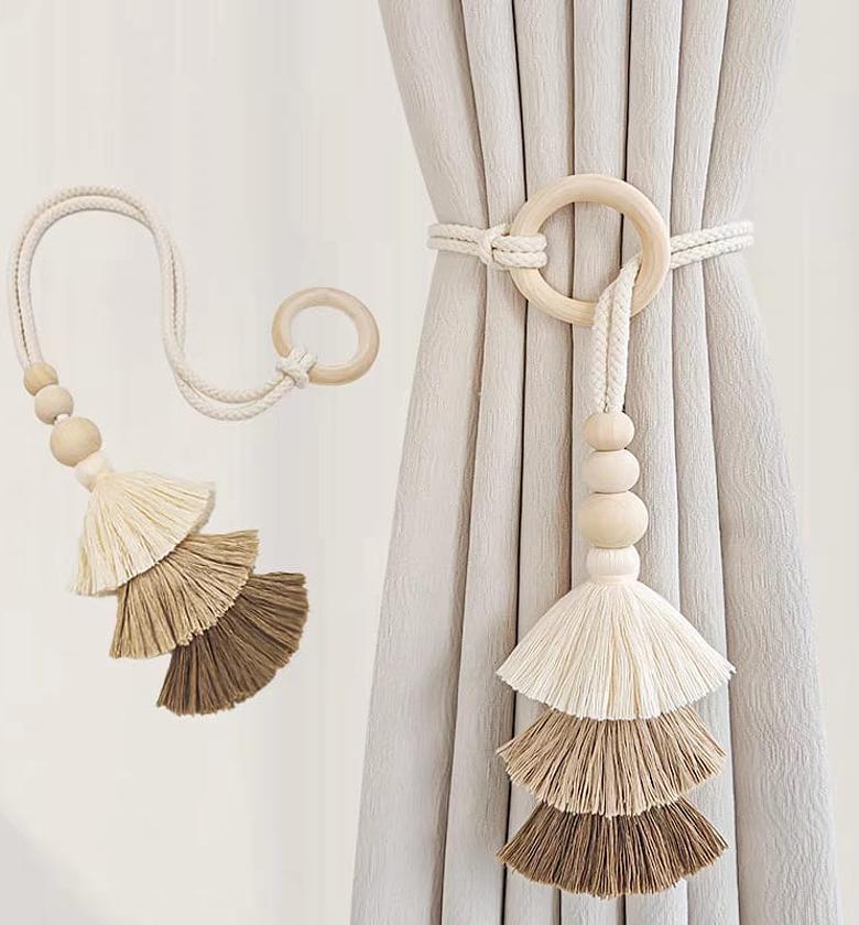 2pcs Tassel Curtain Tie Backs  image