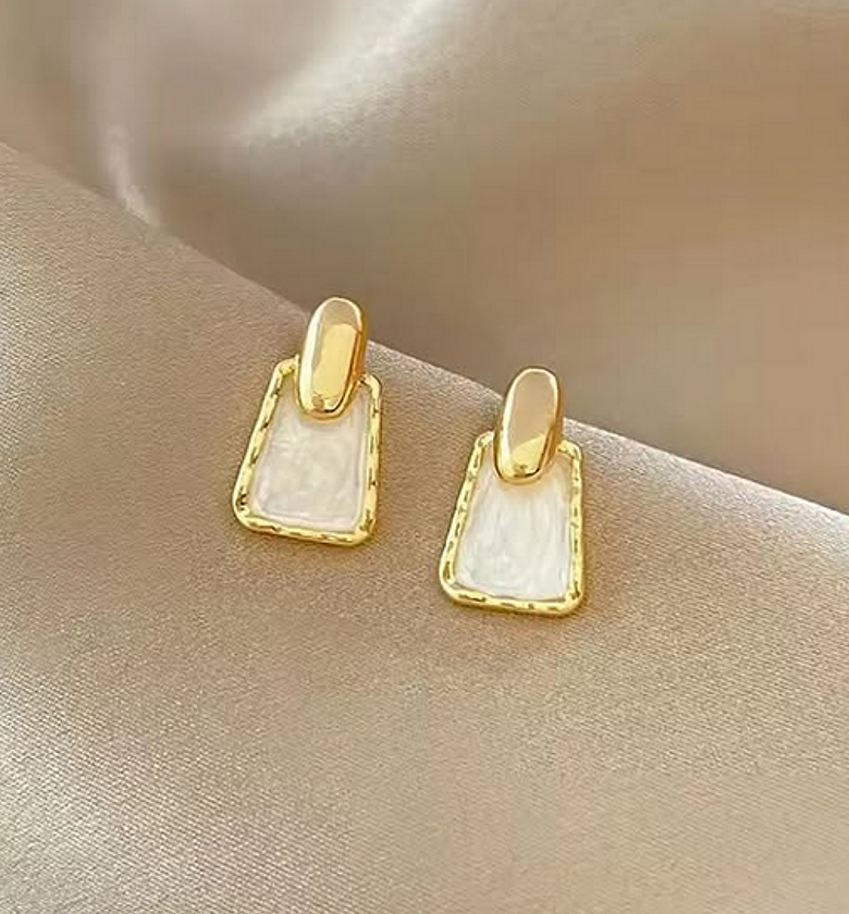 Geometry Square Drop Earrings image