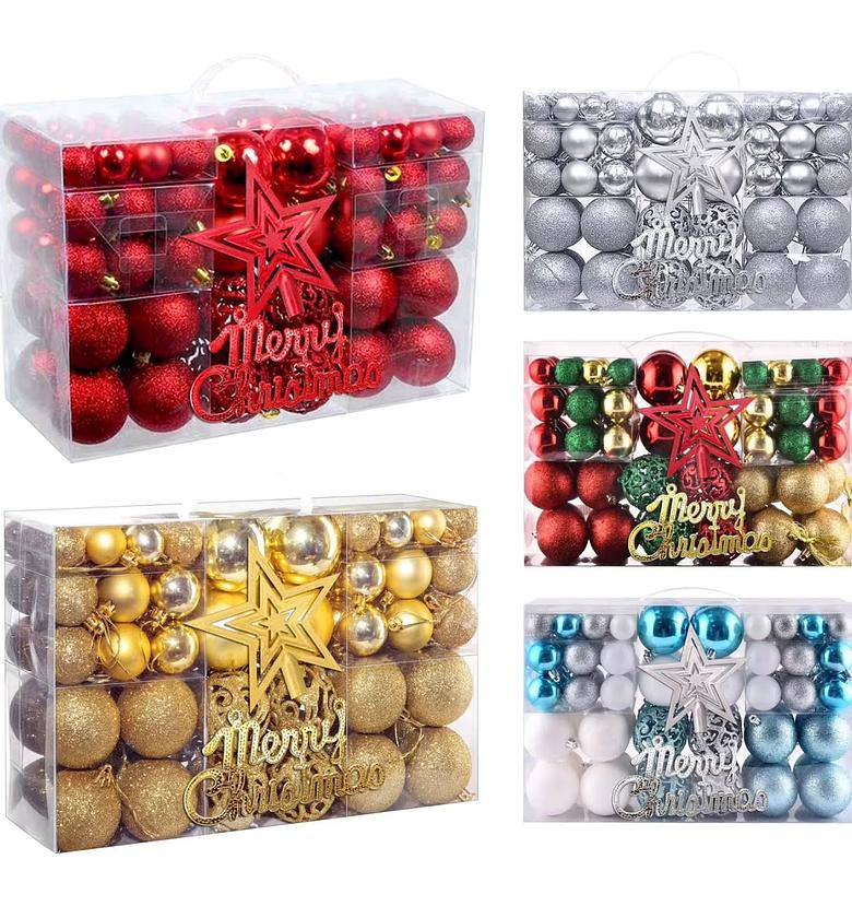 Holiday Spark 102-Piece Christmas Ball Ornament Set image
