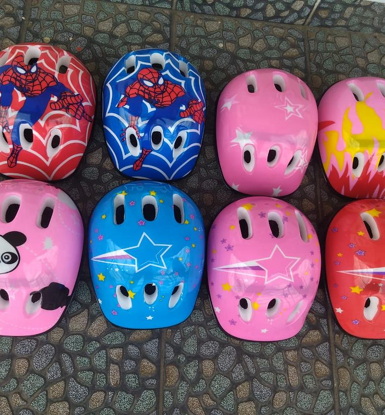 Kids Helmet Adjustable Between 2yrs To 12yrs  cartoon-themed helmets for children image