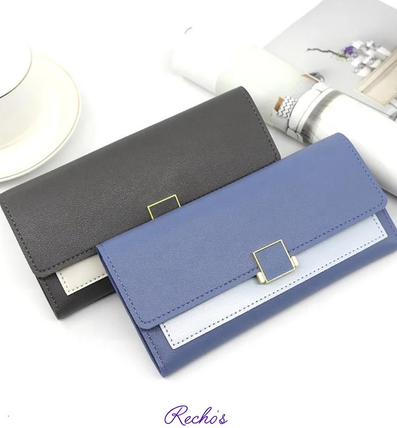Square buckle long wallets  image