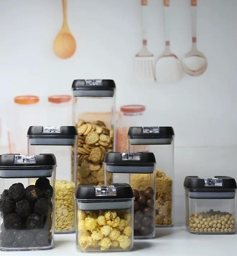 Acrylic 7pcs set food containers  image