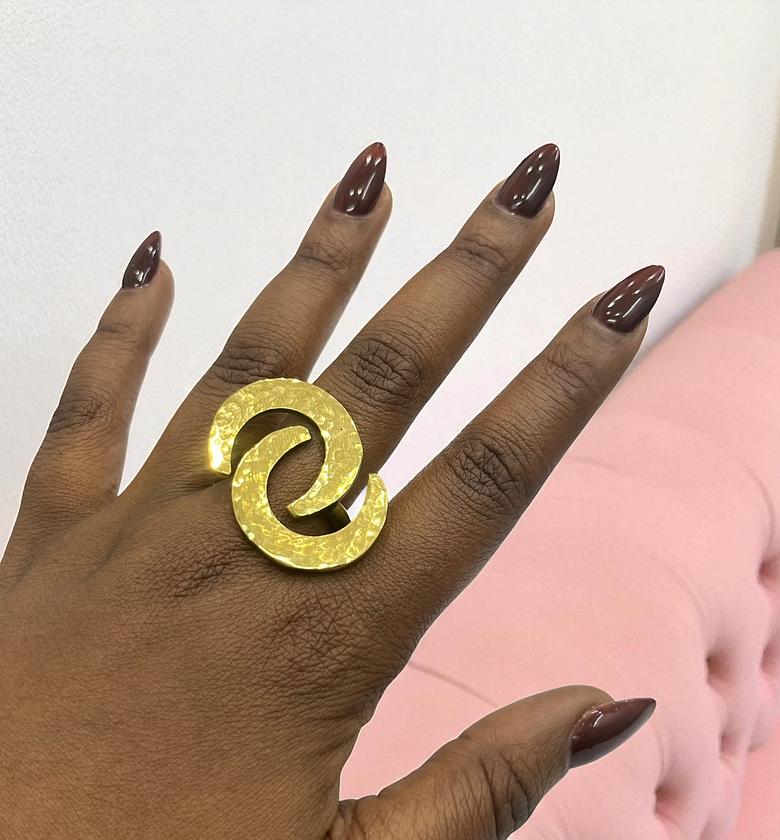 Nandi Brass Ring Adjustable  image