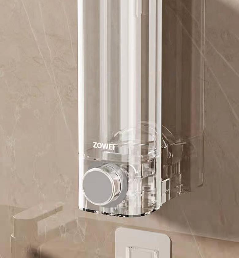 Wall-Mounted Manual Soap Dispenser. image