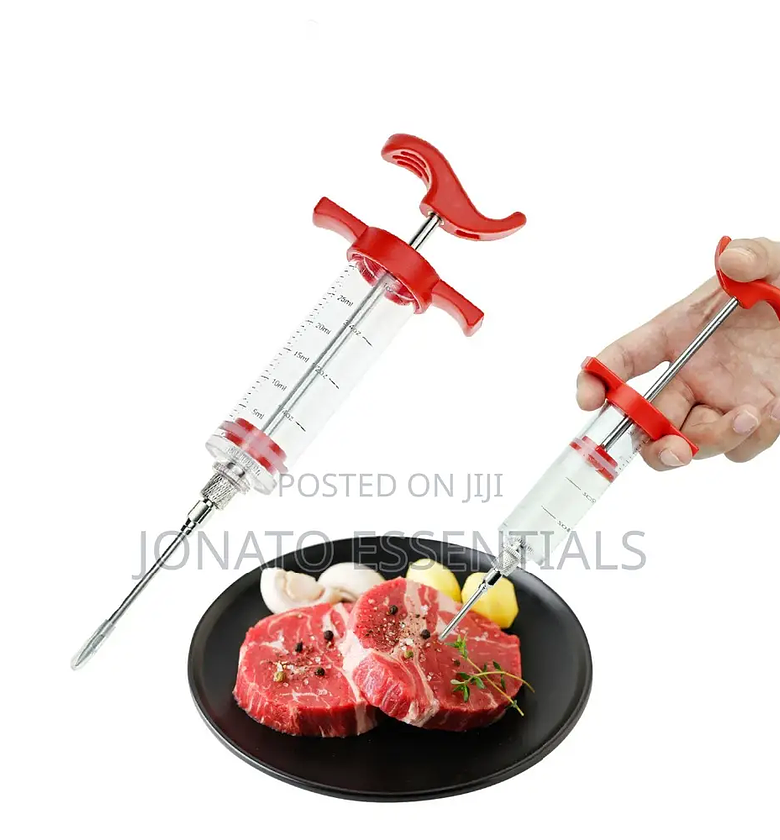 BBQ Meat Syringe Marinade Injector image