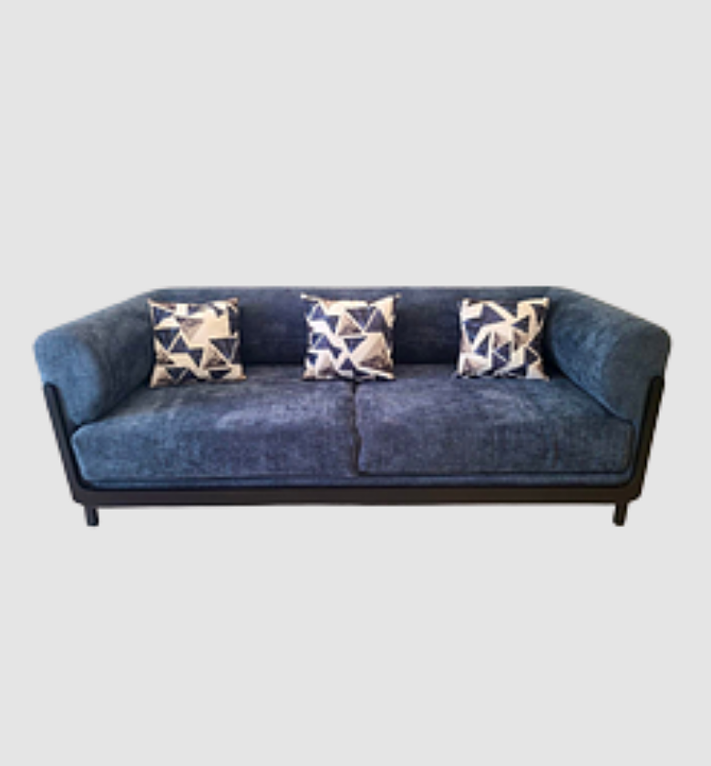 Modern Blue Loveseat image