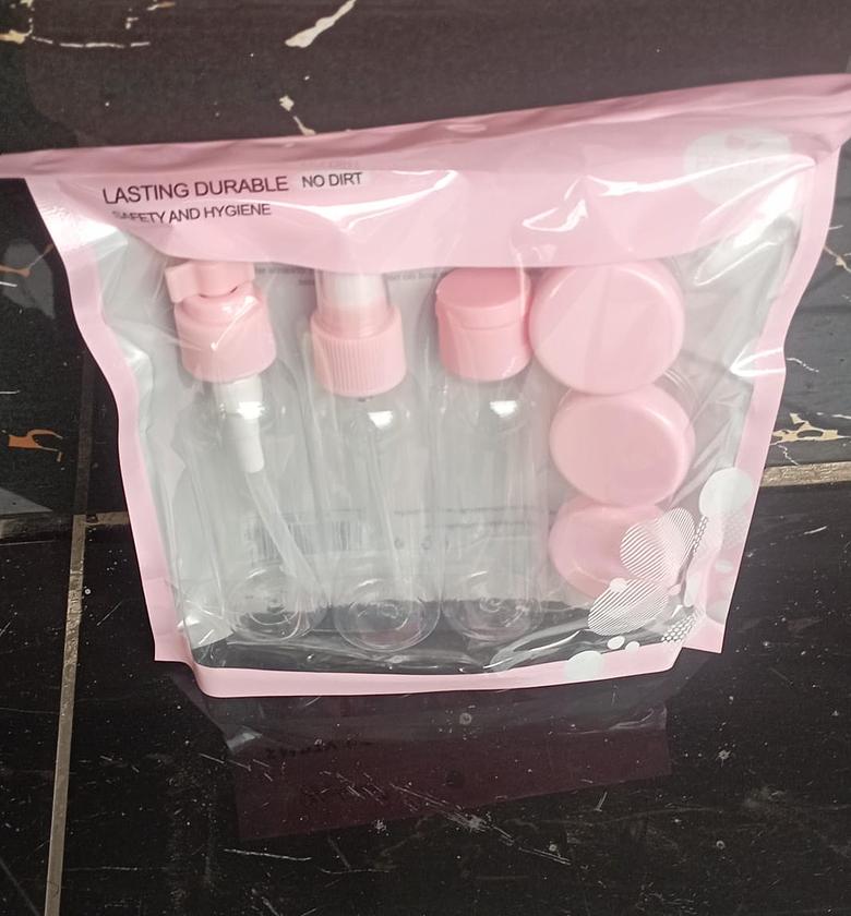 6 Piece Refillable Travel Bottles Set image