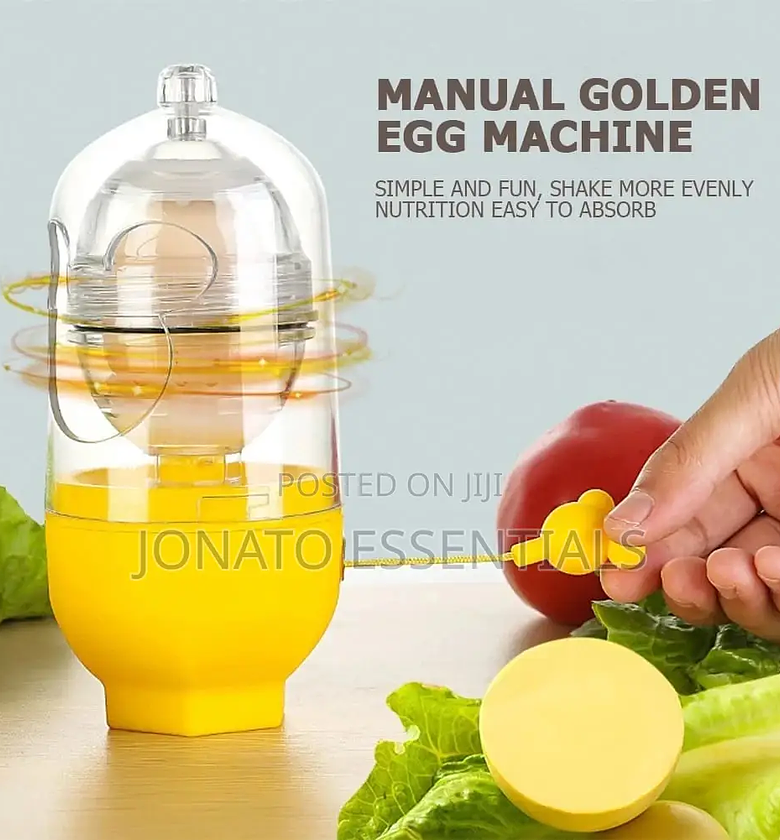 Egg Scrambler Handheld Shaker, Yolk White Mixer image