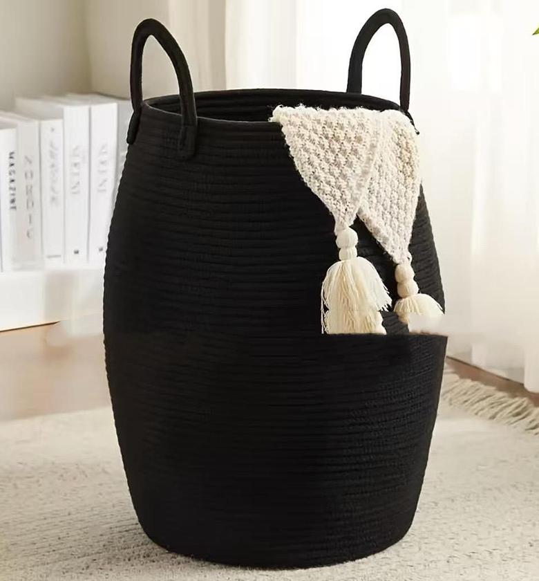 Large 65L Cotton Rope basket  image