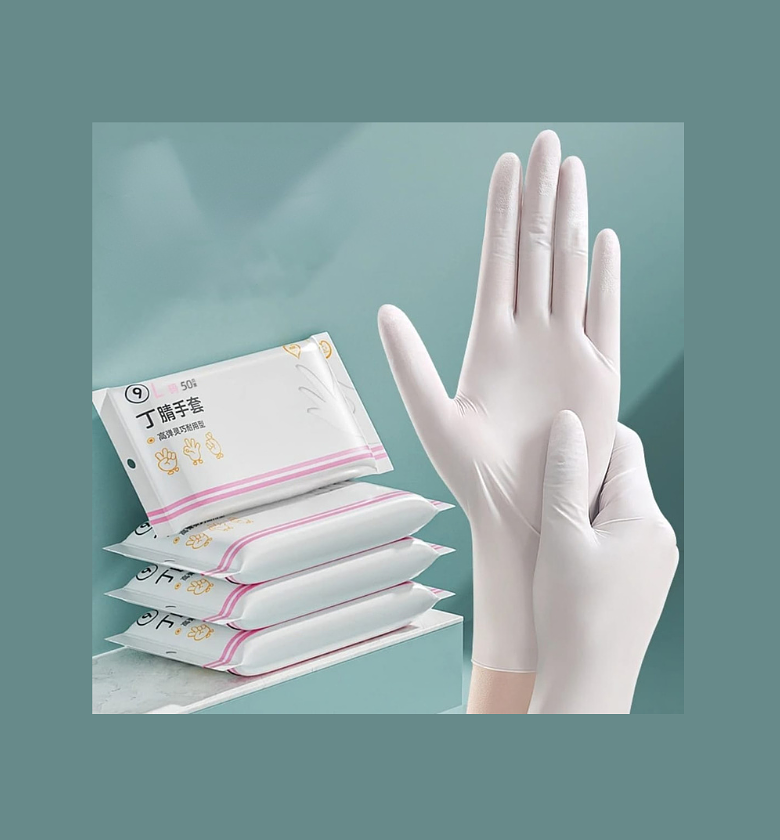 50-Piece Premium Multi-Purpose and Marination Powder-Free Gloves image
