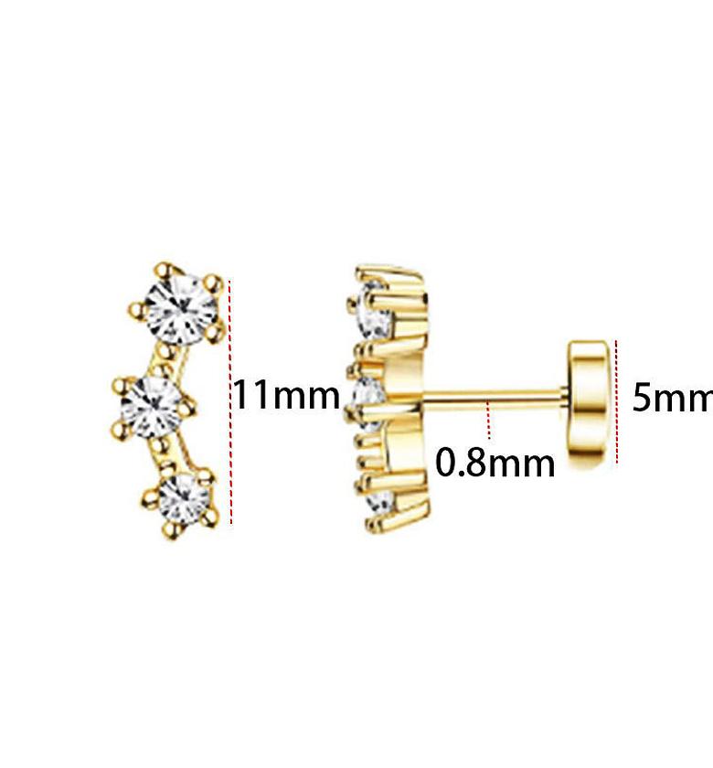 Butterfly Stainless Steel Earrings and Ring Set image