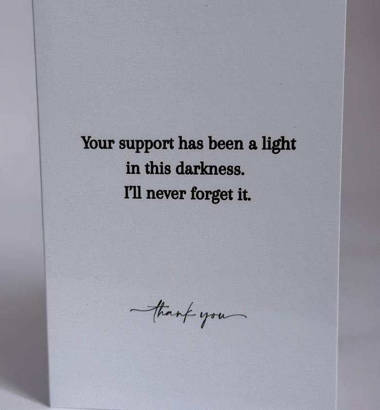 Thank you Card image