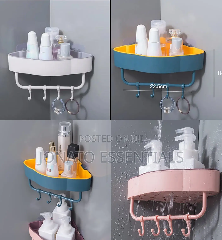 Corner Storage Shelf, Bathroom Corner Shelve and Organizer image