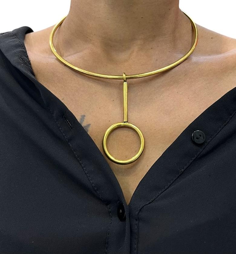 Day Collar Brass Choker image