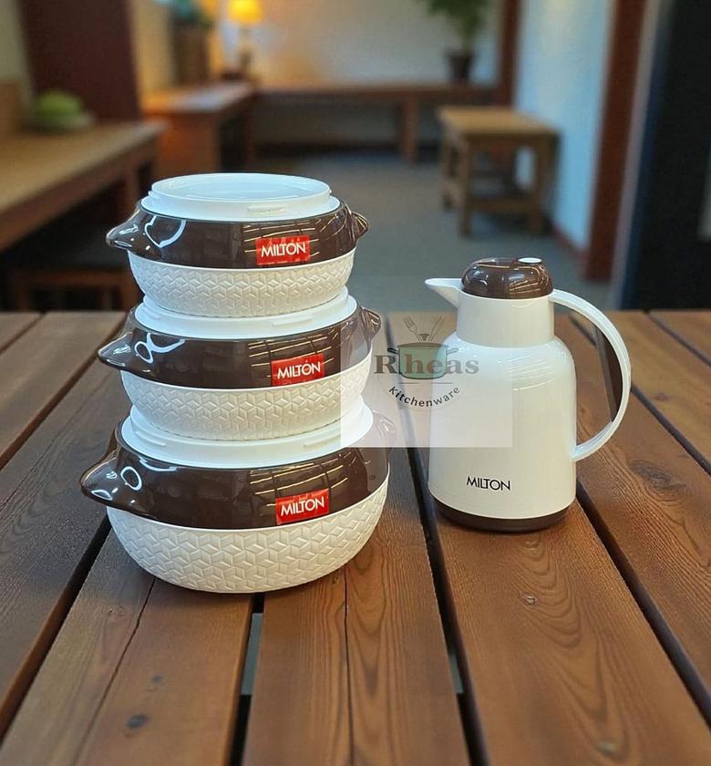 4-Piece Insulated Hotpot & Flask Combo Set image