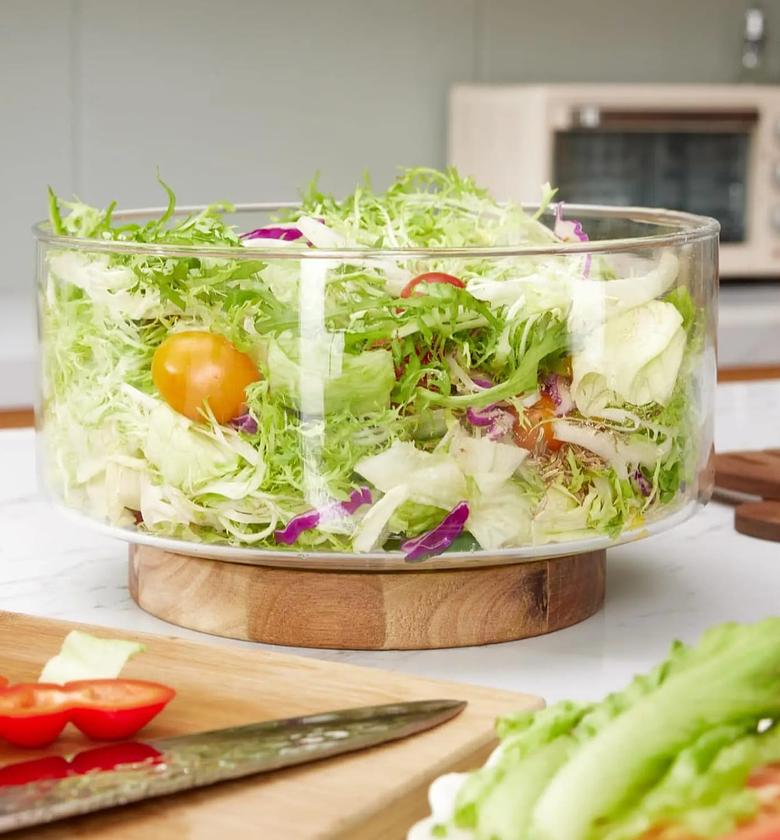 Acacia Base Grand Serving Bowl (3.7L) image