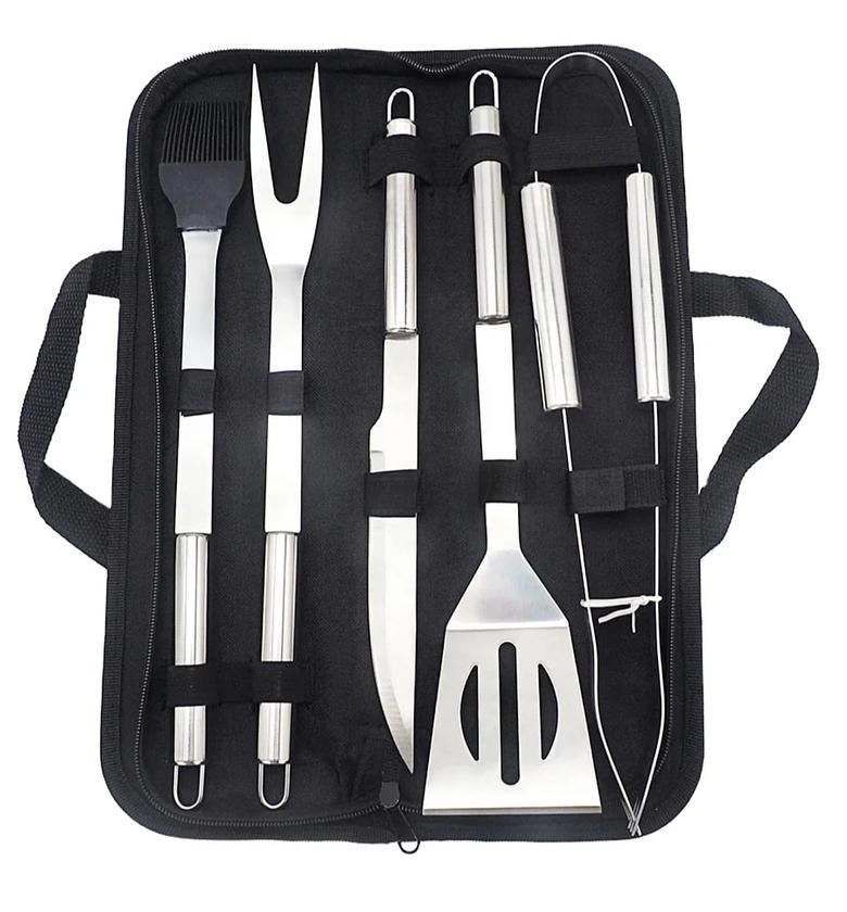 BBQ Grill Utensils Tool Set with Portable Storage Case image