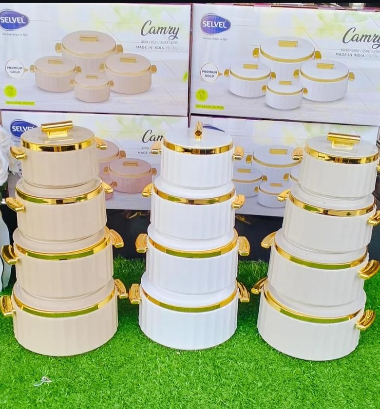 4pcs Luxurious Insulated Hotpot. image