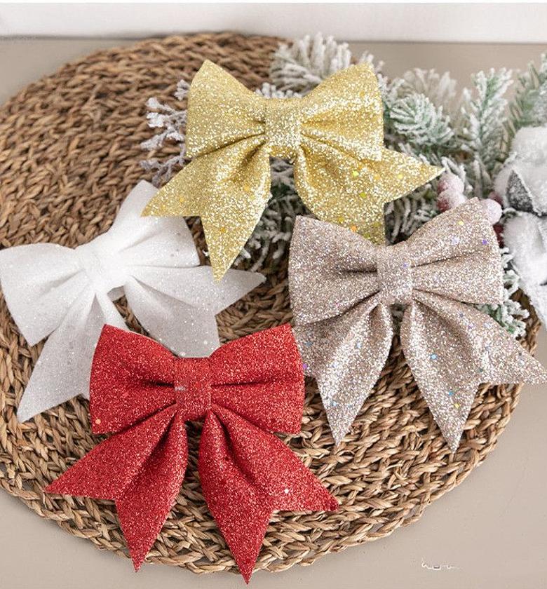 Glitter Elegance Deluxe Christmas Bow Set image