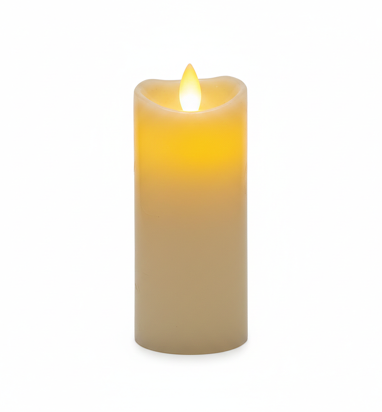 LED Flameless Candle, Flickering Battery Operated Pillar image