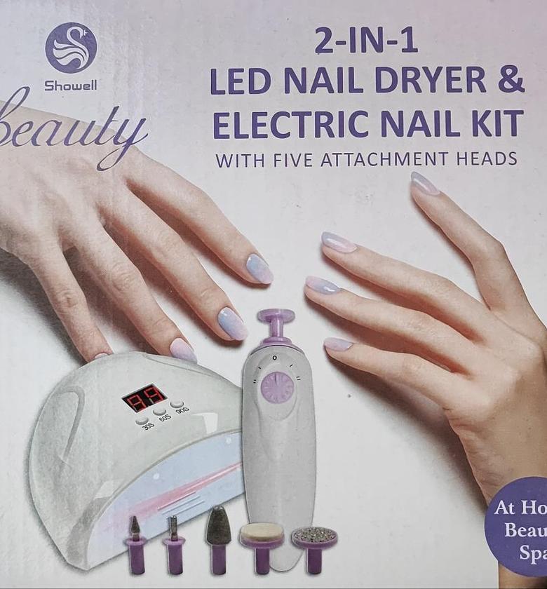 2-in-1 LED Nail Dryer and Electric Nail Kit image