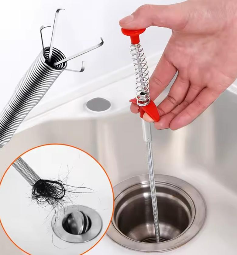 Sink and Pipe Unblocker, Sink Drain Cleaner, Dredging Tool image