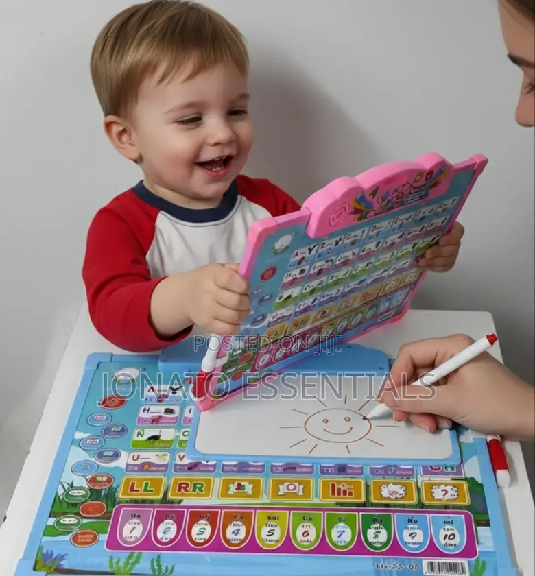Interactive Kids Learning Board With Sound – Bilingual image