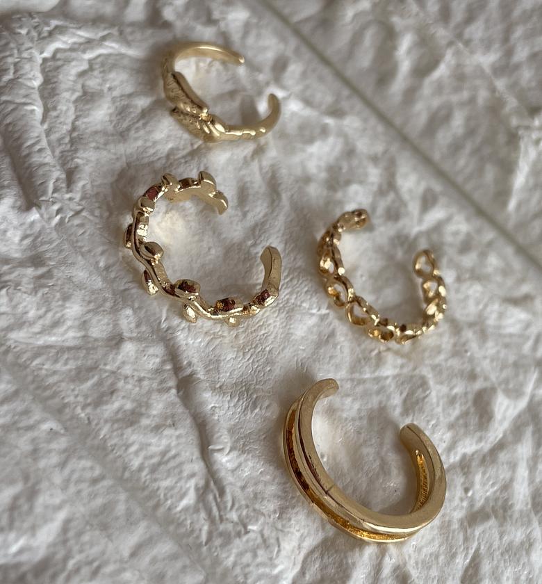 The Eternal Bloom Toe Ring Set image