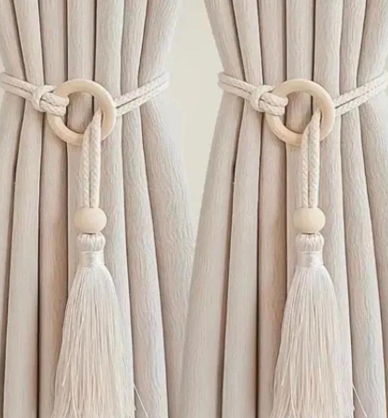 2pcs curtain tassel holdbacks image