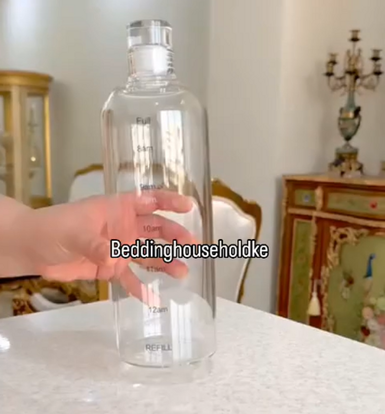 Multi-purpose Modern Time Scale Household Borosilicate Glass Storage Jar. image