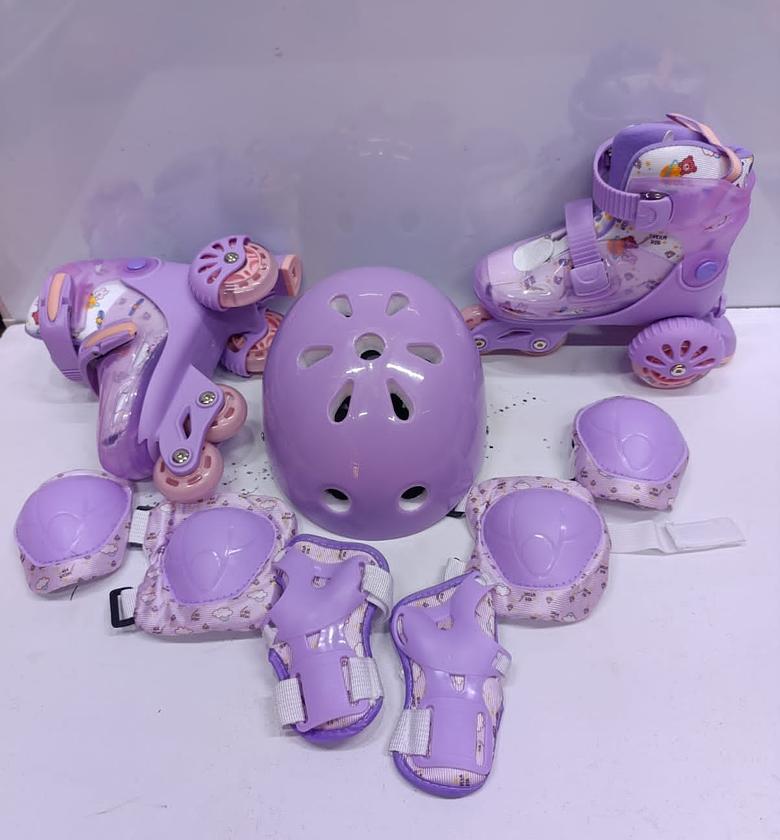 TRAINER SKATES. Complete Kids Skates Children Roller Skates Skating Sizes 27-30 & 31-34 image