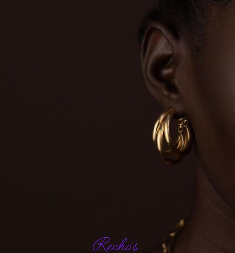 3 tire earrings  image