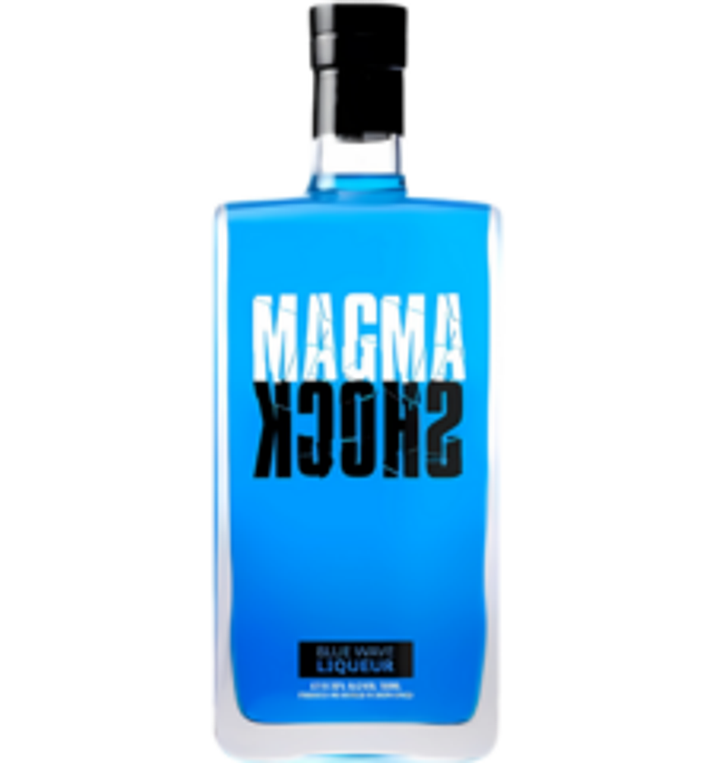 Magma blue wave image