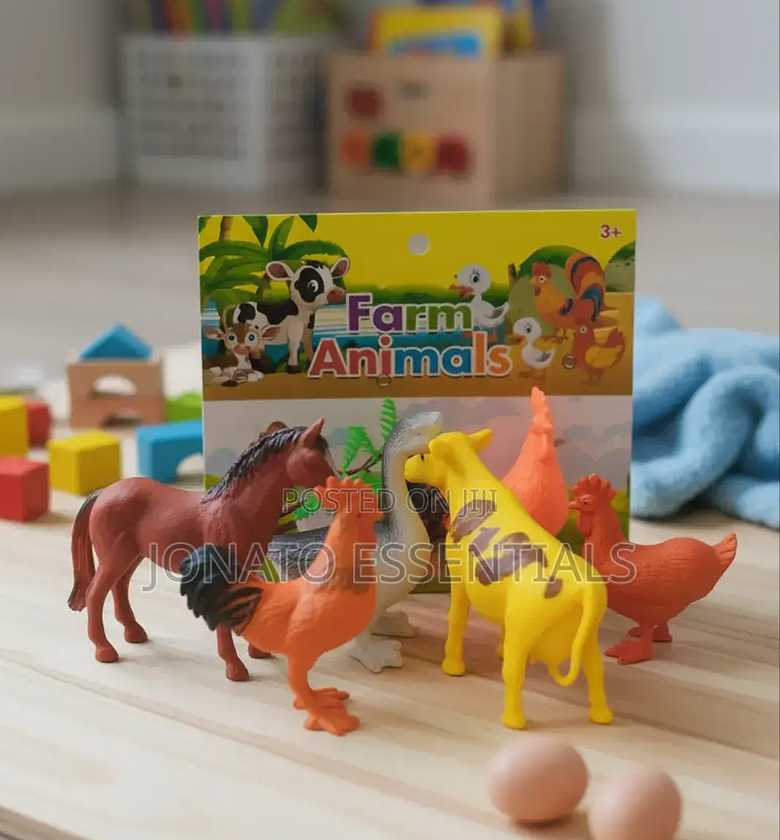 Toy Farm Animals Set - Miniature Figures image