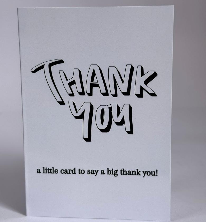 Thank you Card image