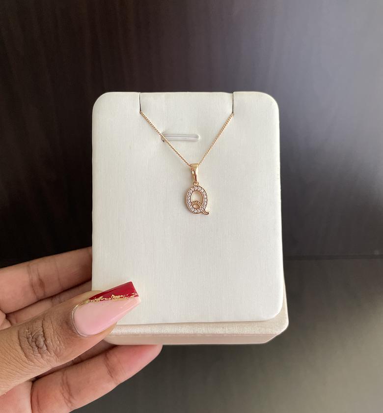Initial Necklace - Q image