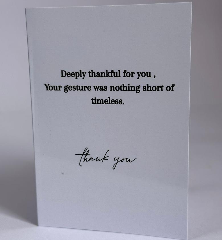 Thank you card  image