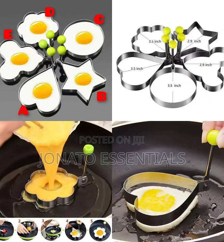 Stainless Steel Fried Egg Shaper or Pancake Mold image