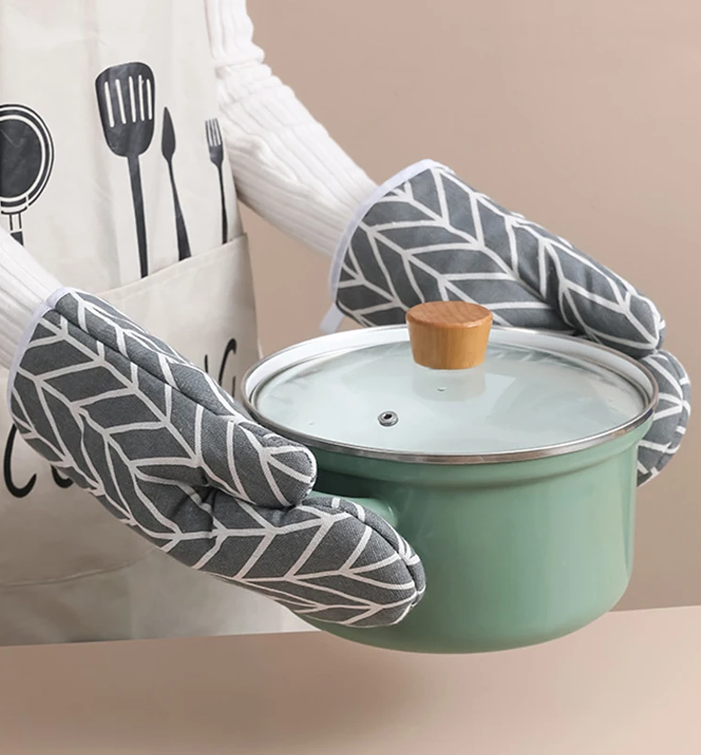 2 Piece Oven Gloves, Oven Mitt, Mitten image