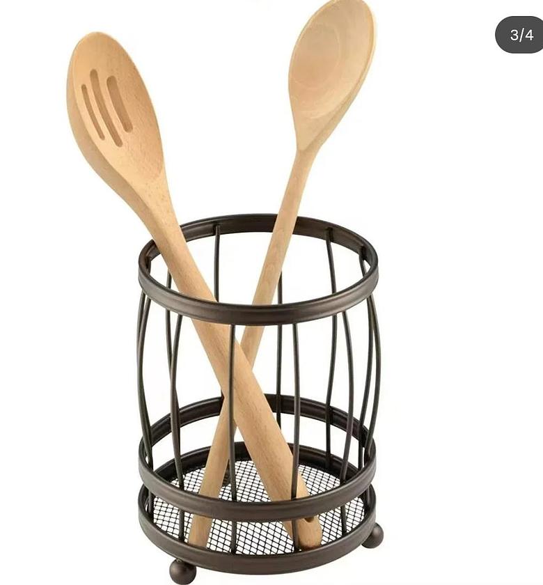 Metal Cutlery Holder Organizer image