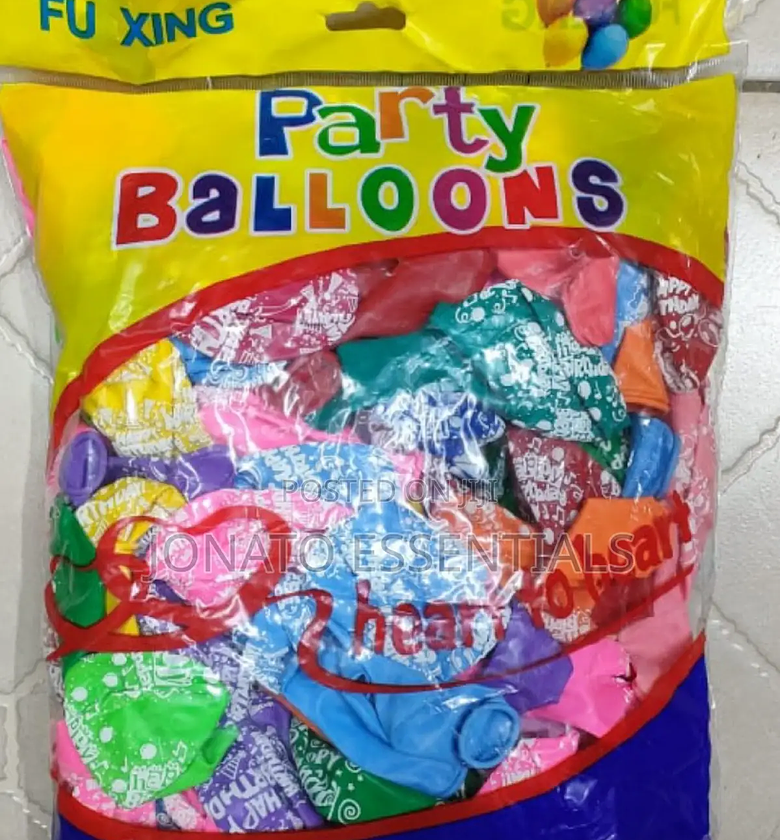 100pc Happy Birthday Balloons Set image
