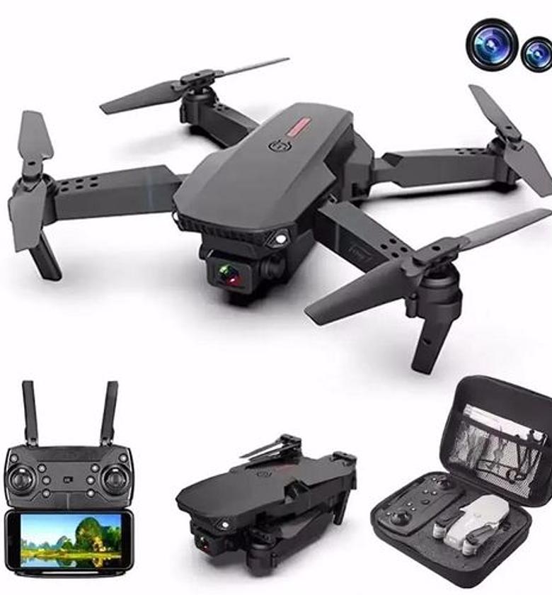 Drone. E88 Pro Foldable 4K D-rone with Auto Return Function image