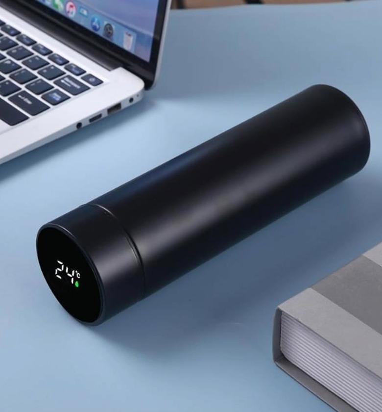 TEMPERATURE DISPLAY VACUUM FLASK. image