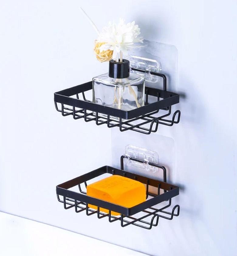 Wall Mounted Sponge Soap Dish Rack image