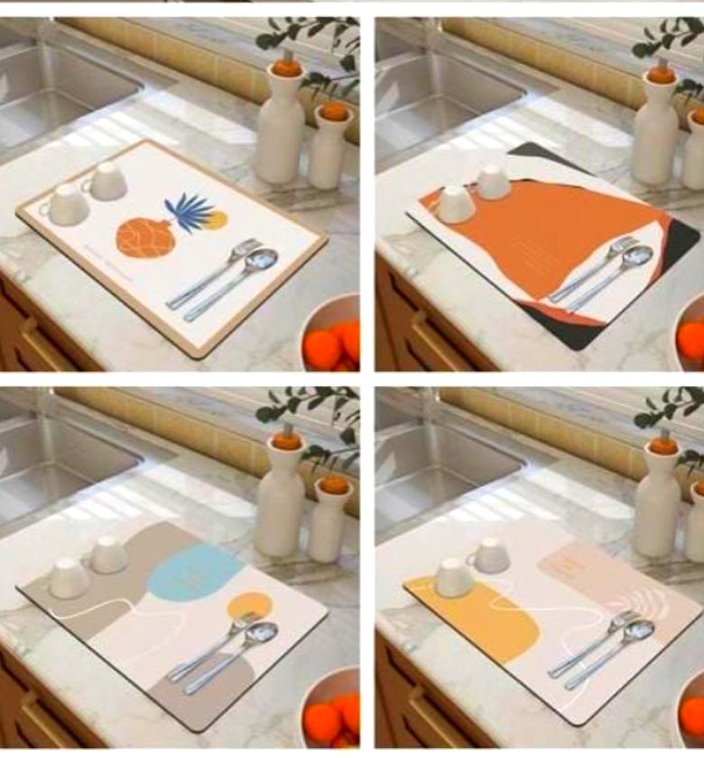 Utensil Drain Mat for Kitchen Counter image
