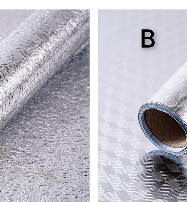 Aluminium Foil Kitchen Table Top Liner (Gold / Silver) image